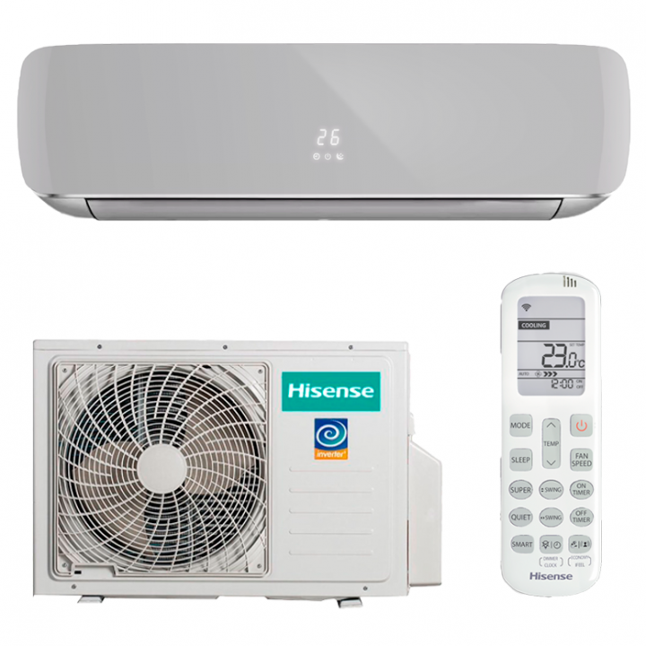 Кондиционер Hisense AS-13UW4RVETG00(R) SILVER Кондиционер Hisense AS-13UW4RVETG00(R) SILVER